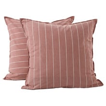 Zinnia Yarn-Dyed Washed Cotton European Pillowcases (Set of 2)